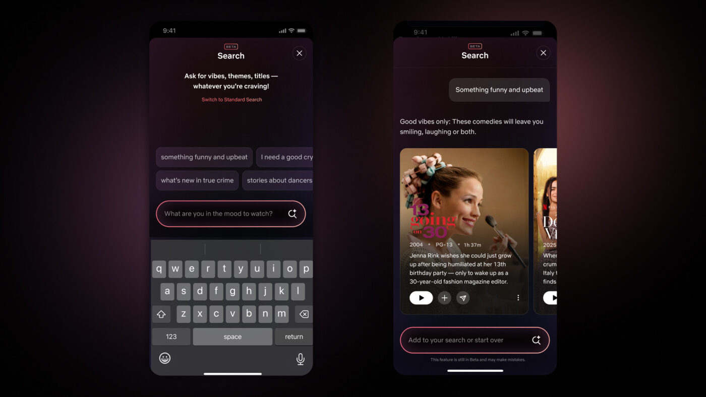 Netflix aplikacja mobilna 2025