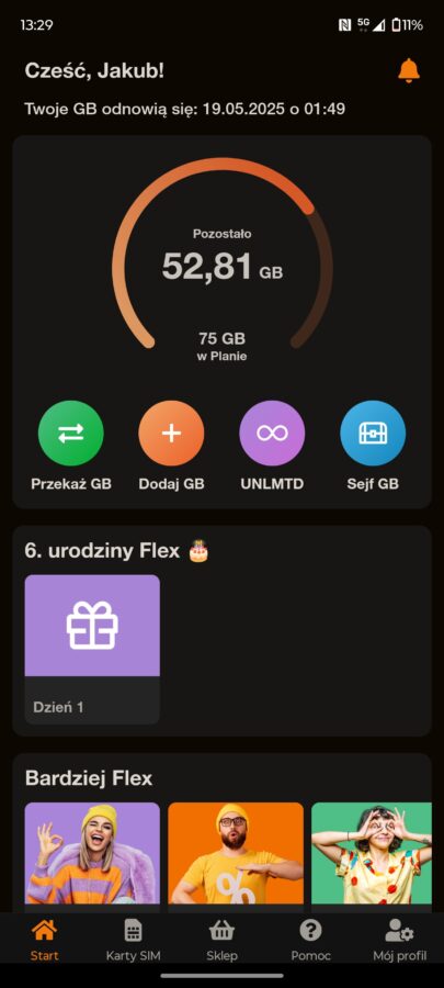 6. urodziny Orange Flex fot. tabletowo.pl