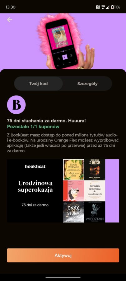 promocja 6. urodziny Orange Flex fot. tabletowo.pl
