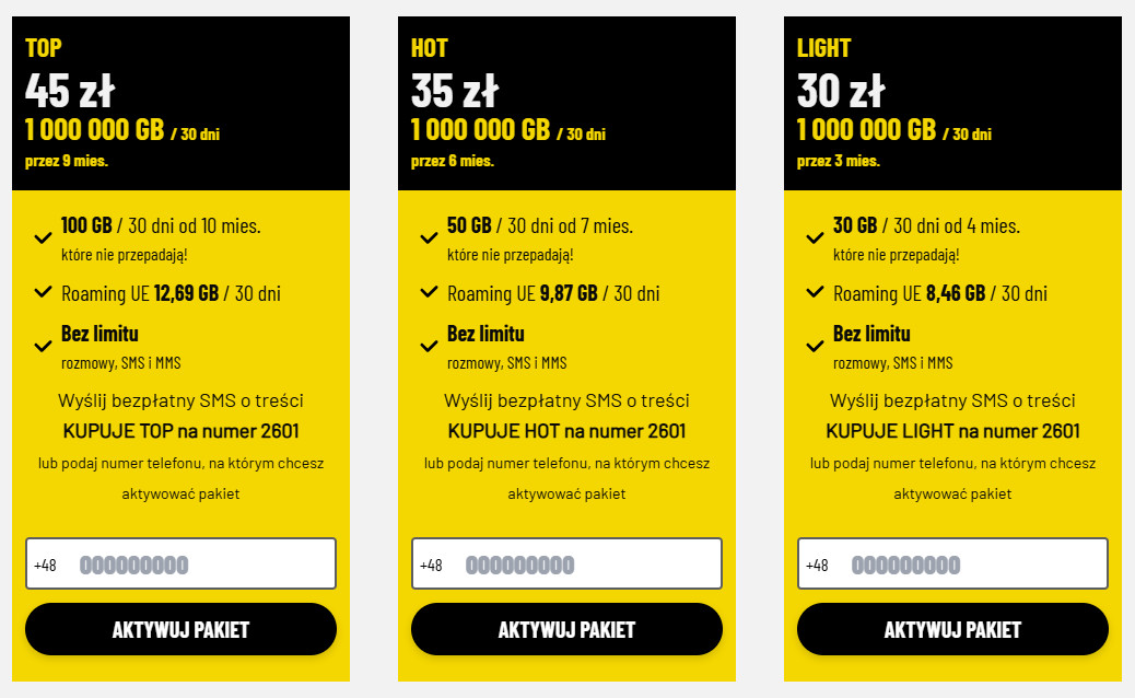 Plush oferta na kartę 2025