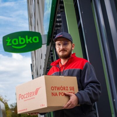 Poczta Polska i Żabka, odbieranie i nadawanie paczek Pocztex