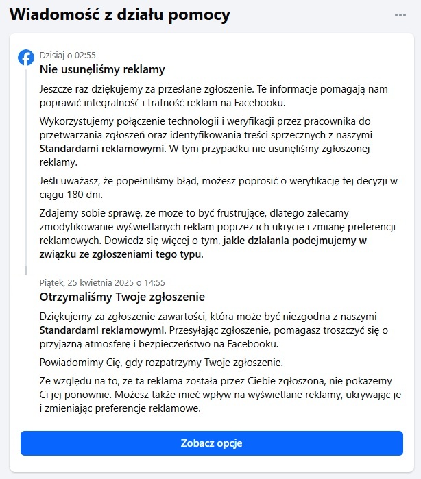 reklama pornograficzna na facebooku skandaliczna reakcja fot. tabletowo.pl