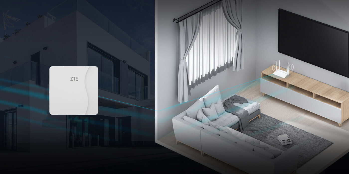 Router zewnętrzny, antena, model ZTE MF258K1 ODU