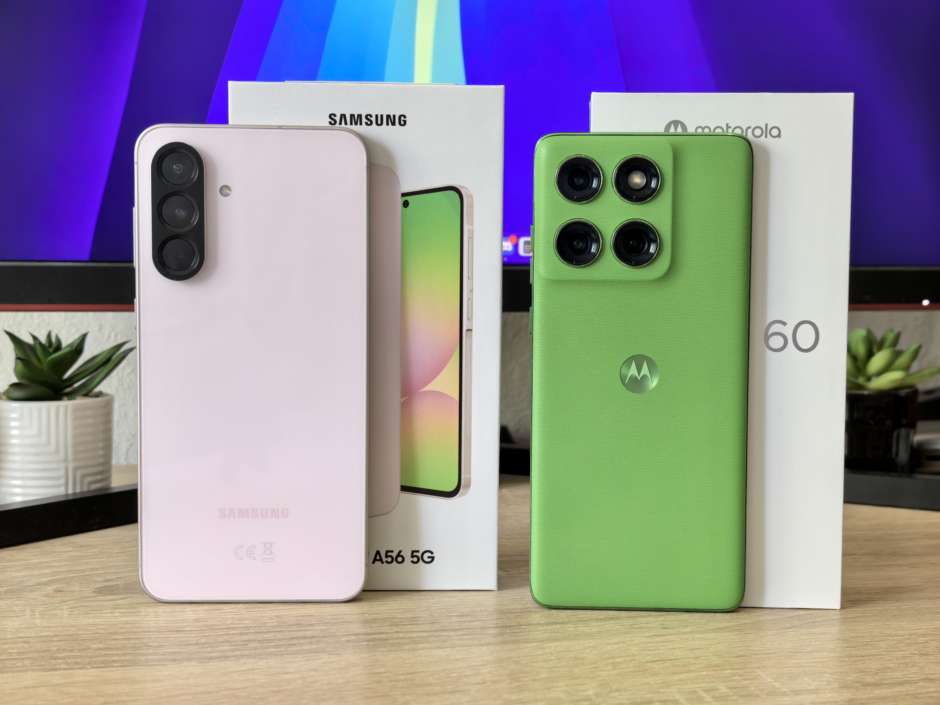 Motorola Edge 60 vs Samsung Galaxy A56