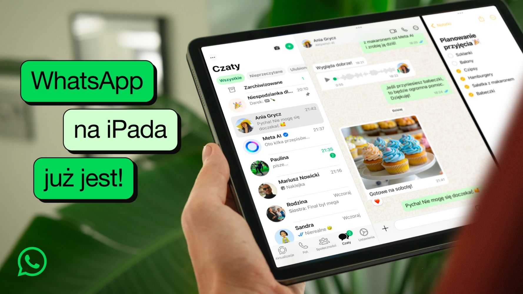 WhatsApp na iPada