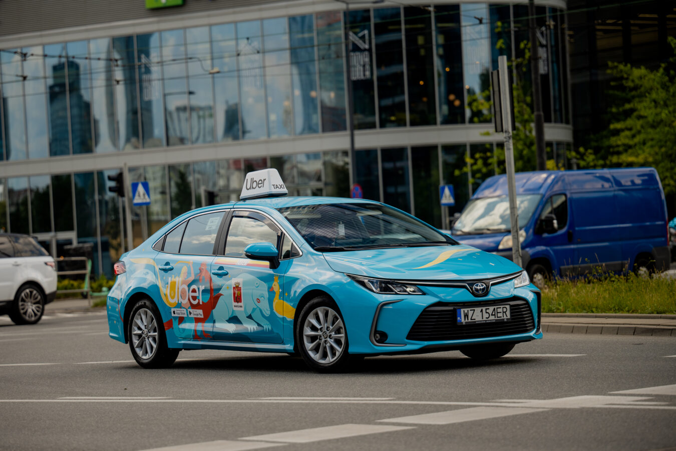 Uber, taxi, samochód, firma przewozowa