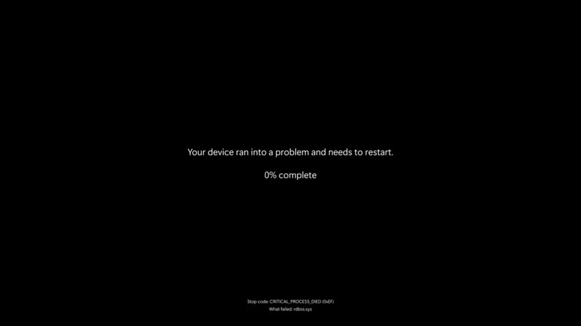windows 11 czarny ekran śmierci bsod