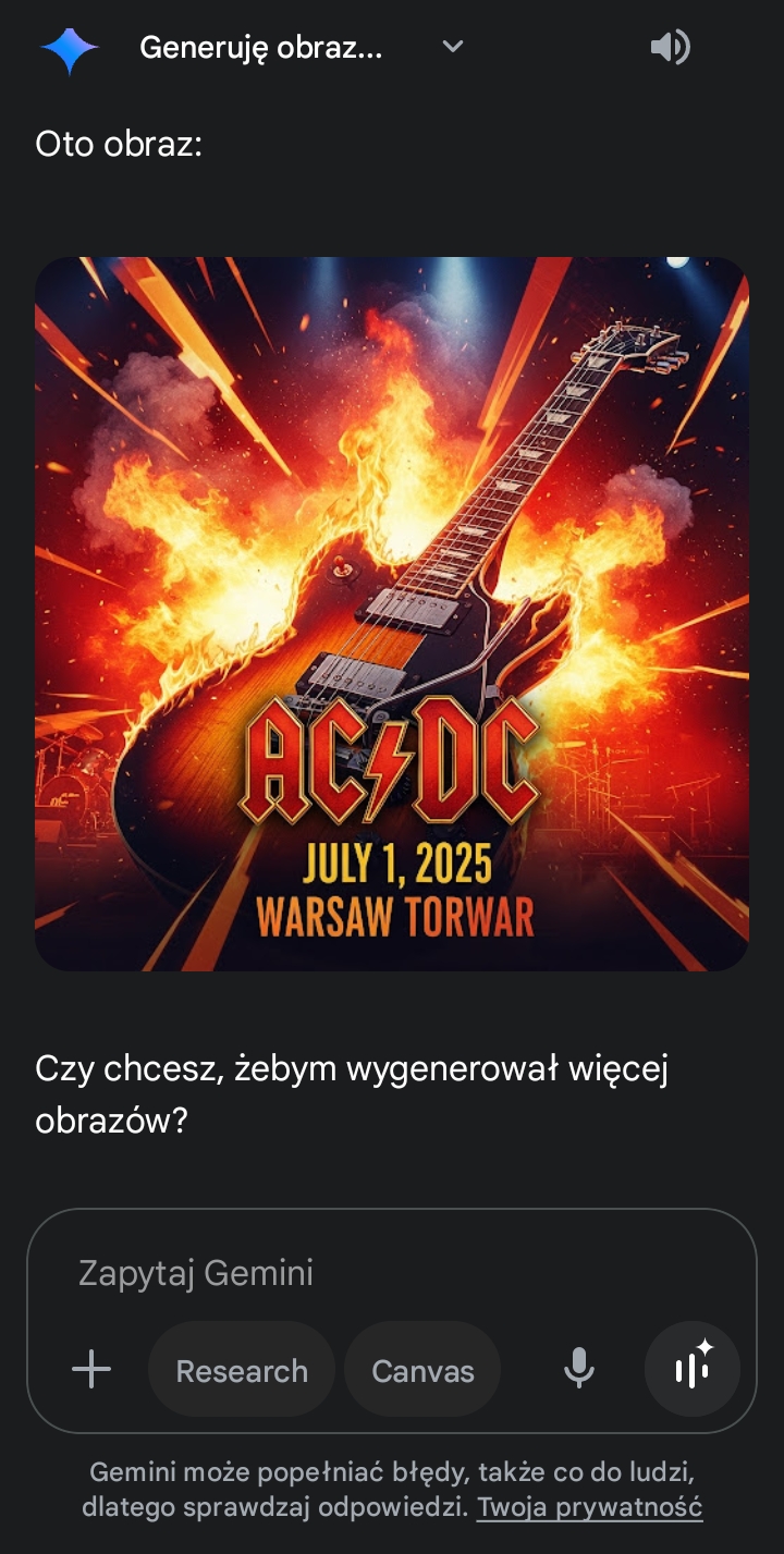 Obraz nr 3 wygenerowany w aplikacji mobilnej Google Gemini, AI, sztuczna inteligencja