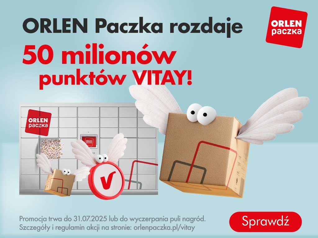 Promocja Orlen Paczka - odbieraj przesyłki, skanuj i zdobywaj punkty w programie lojalnościowym