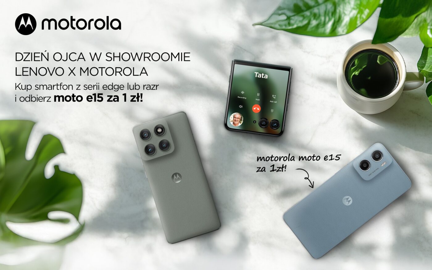 promocja na dzień ojca 2025 drugi smartfon marki motorola za 1 złoty