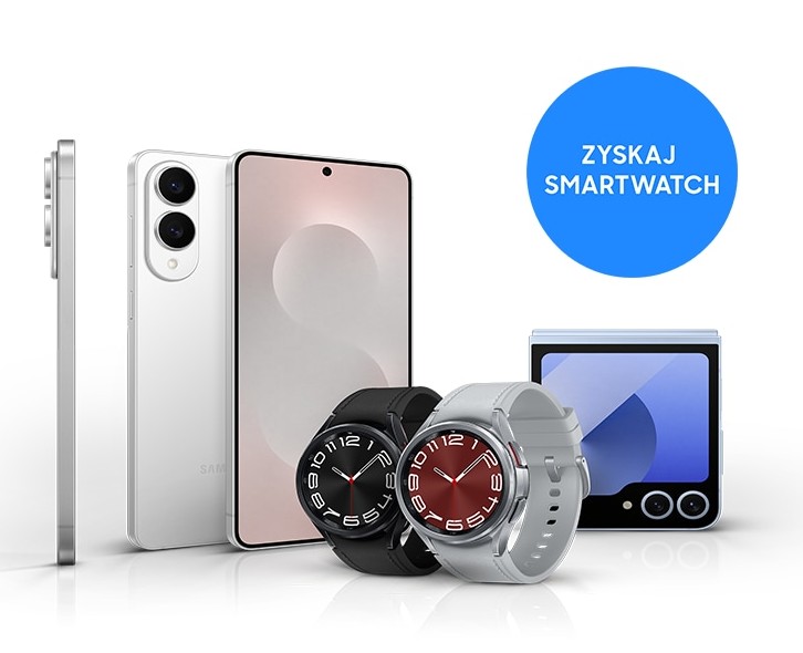 Kup wybrany smartfon Samsunga i odbierz za darmo Samsung Galaxy Watch 6 Classic