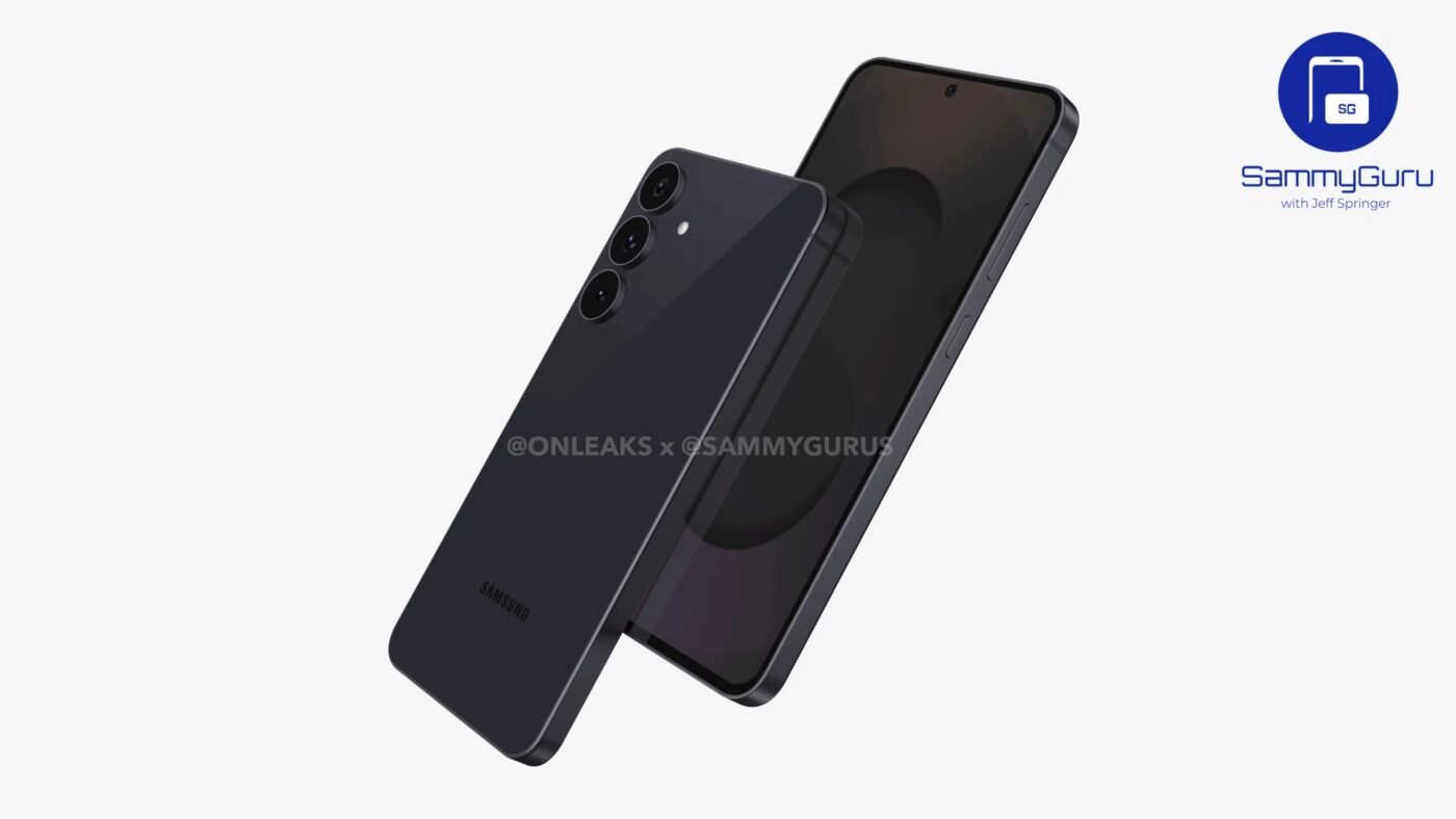przedpremierowy render smartfona samsung galaxy s25 fe