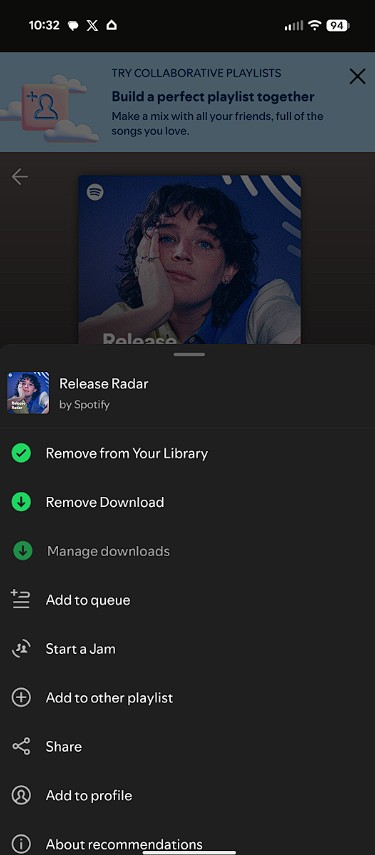 aplikacja mobilna spotify