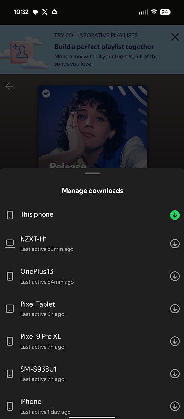 aplikacja mobilna spotify