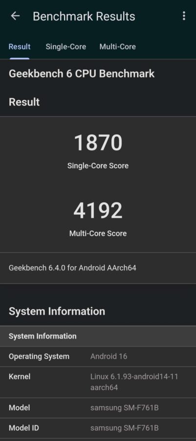 Recenzja Samsung Galaxy Z Flip 7 FE Tabletowo Test Opinia Benchamarki