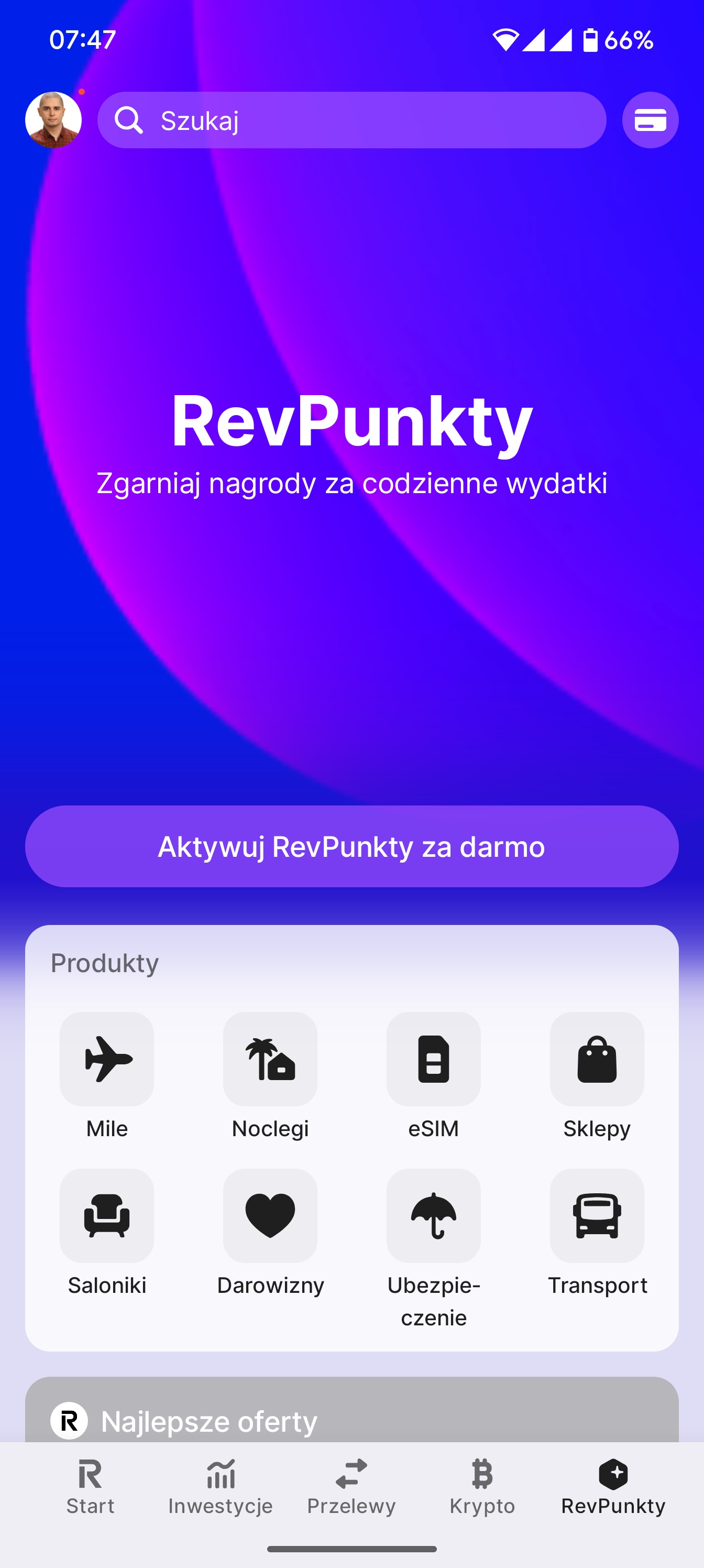 aplikacja revolut revpoints revpunkty fot. tabletowo.pl