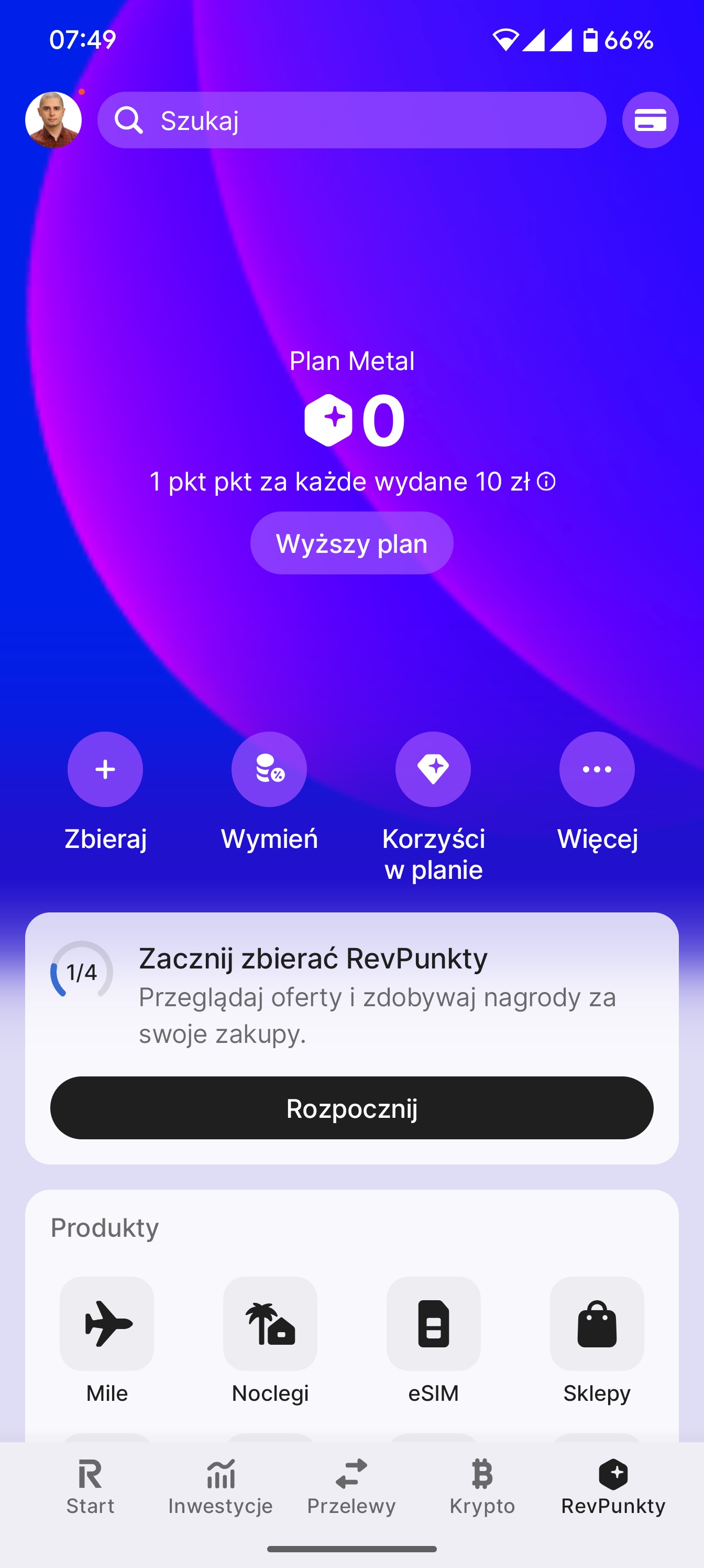 aplikacja revolut revpoints revpunkty fot. tabletowo.pl