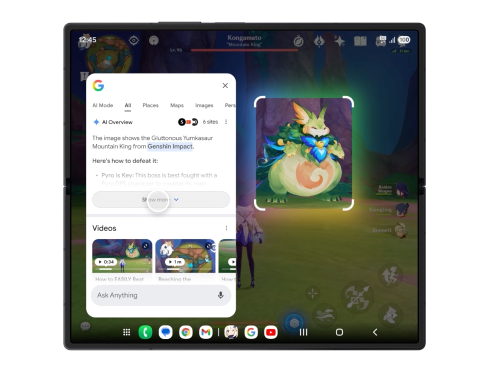 Circle to Search w grach