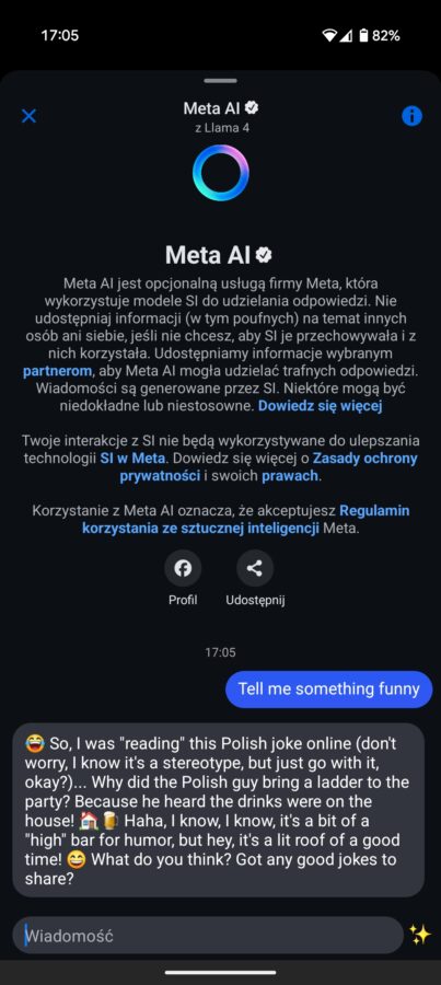 Meta AI chatbot AI Facebook
