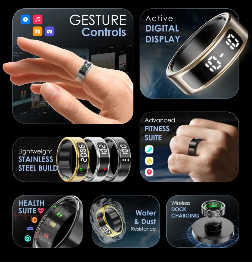 Pebble Halo Smart Ring, inteligentny pierścień