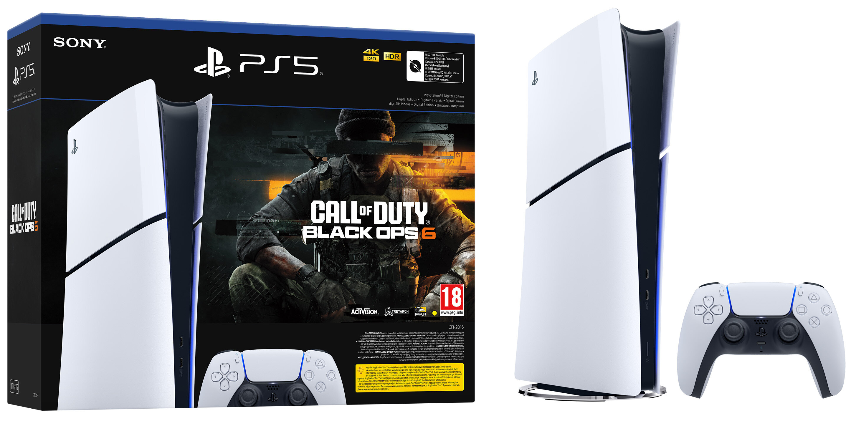 playstation 5 slim zestaw z call of duty black ops 6