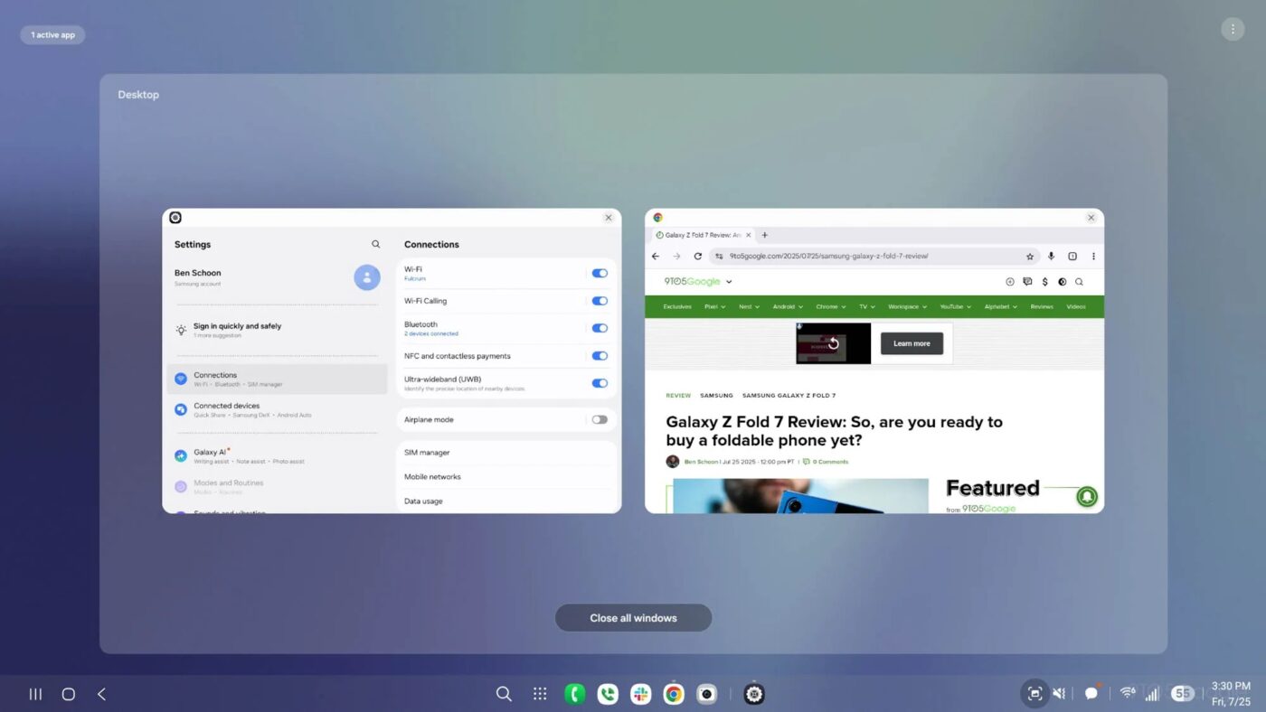 Samsung Dex One UI 8
