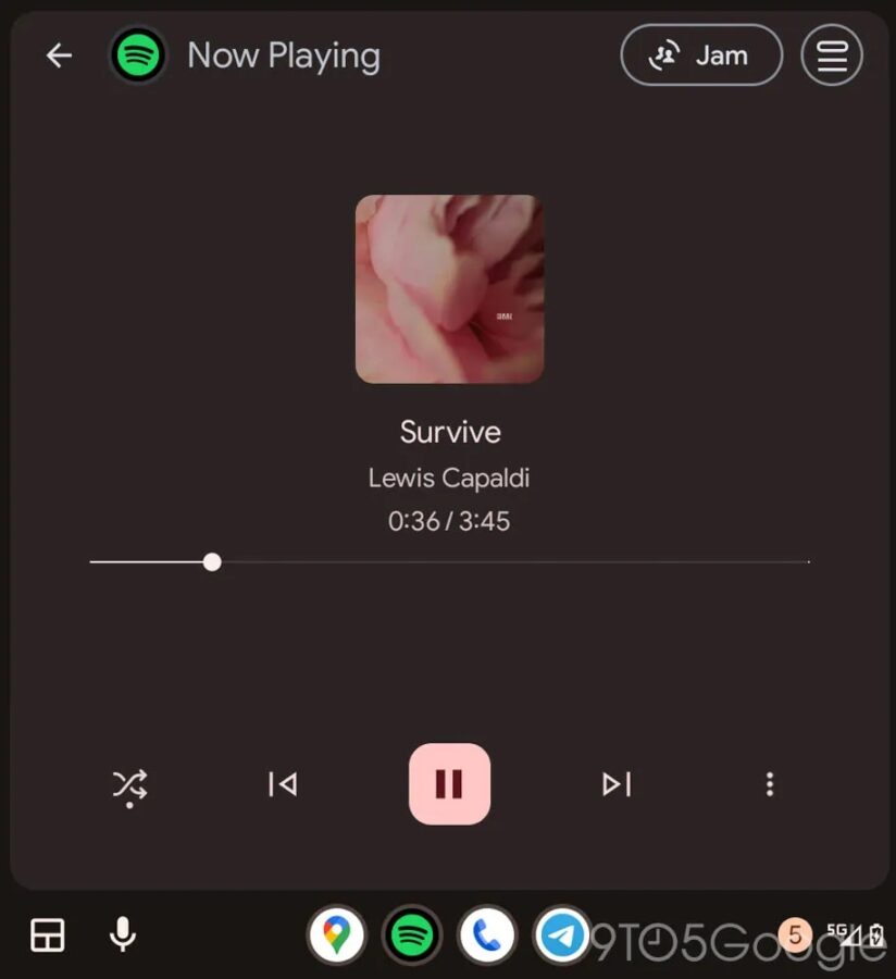Spotify odświeżony wygląd w Android Auto