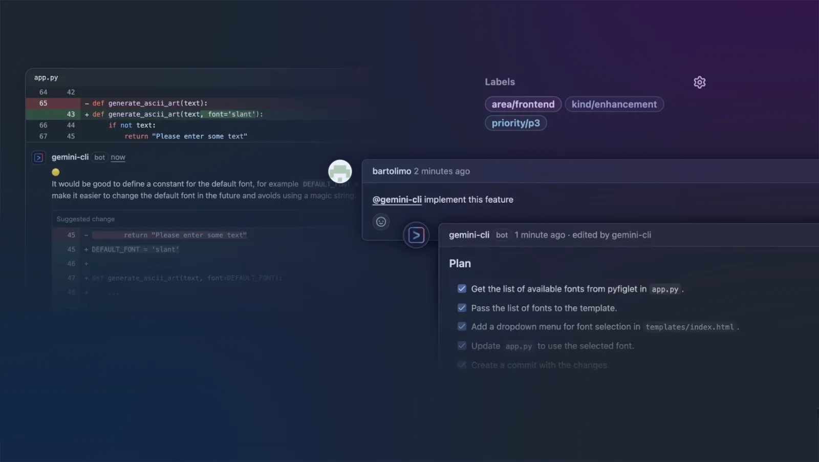 Gemini CLI GitHub Actions