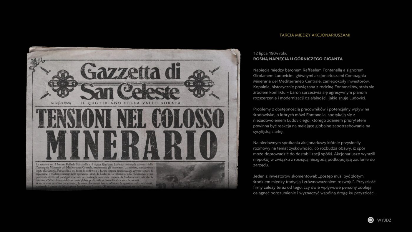 Mafia Dawne Strony The Old Country Recenzja Tabletowo