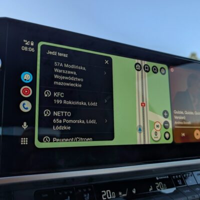 Android Auto Waze nawigacja YouTube Music