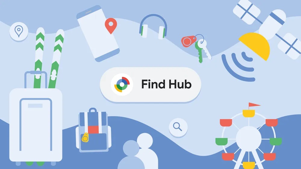 Centrum lokalizacji Google, Find Hub, Znajdź moje urządzenie, śledzenie lokalizacji, lokalizatory, tagi, alternatywa Apple Find My, AirTag