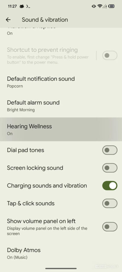 hearing wellness smartfony google pixel muzyki