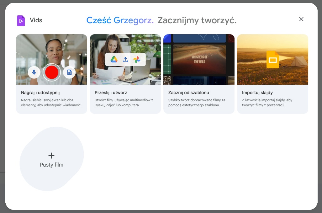google vids źródło tabletowo.pl