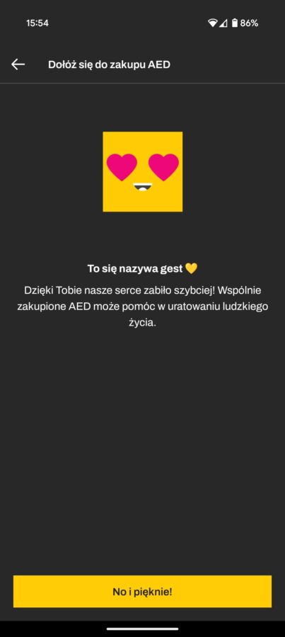 InPost  defibrylatory AED aplikacja