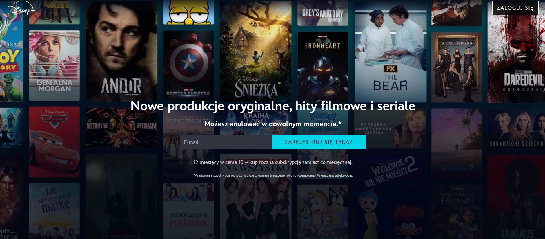 Disney+, platforma vod, serwis streamingowy, filmy i seriale