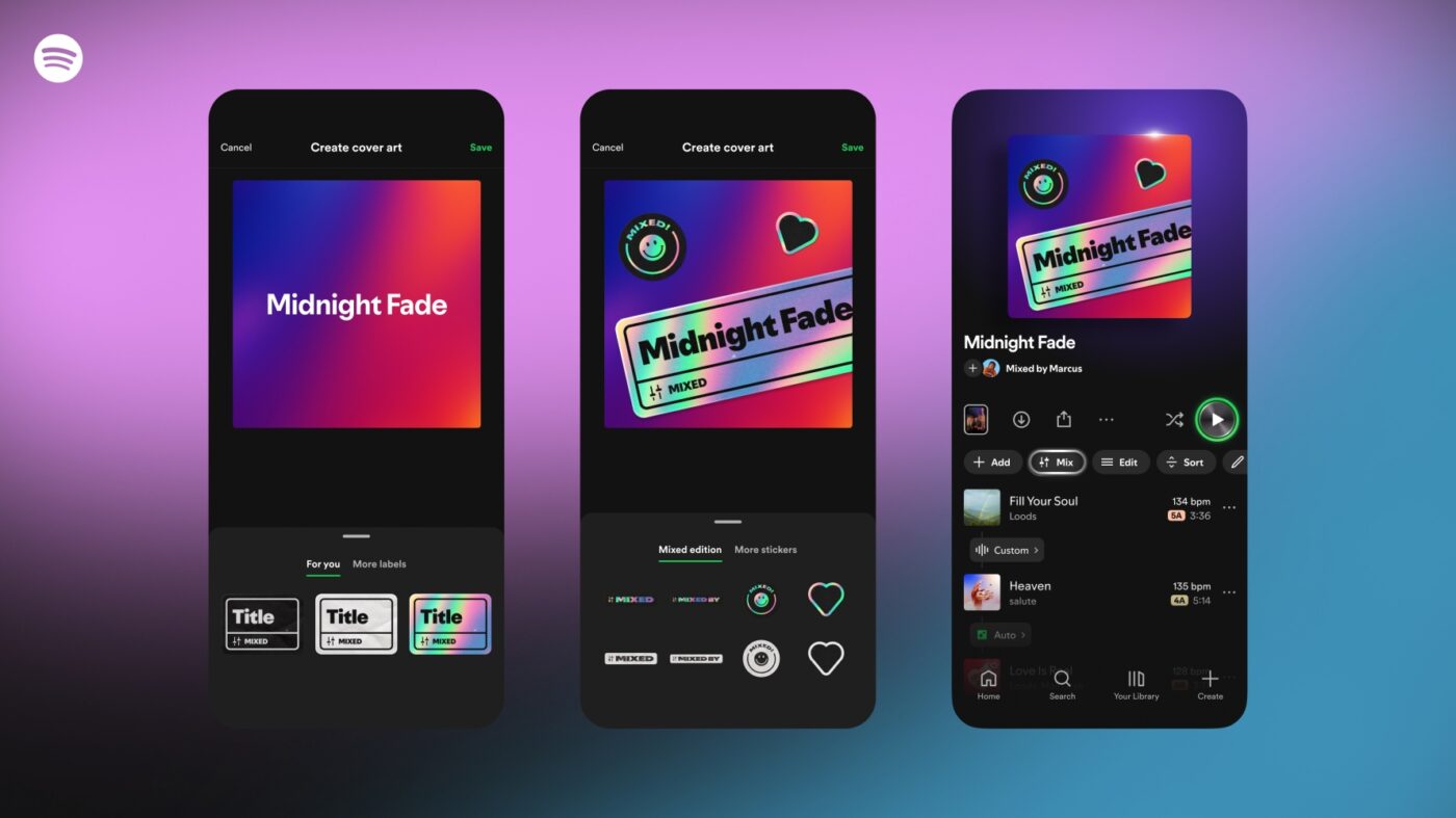 Spotify personalizacja playlisty miksy