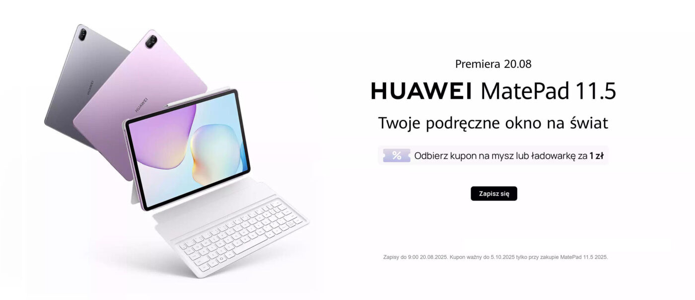 zapowiedź polskiej premiery tabletu huawei matepad 11.5 2025