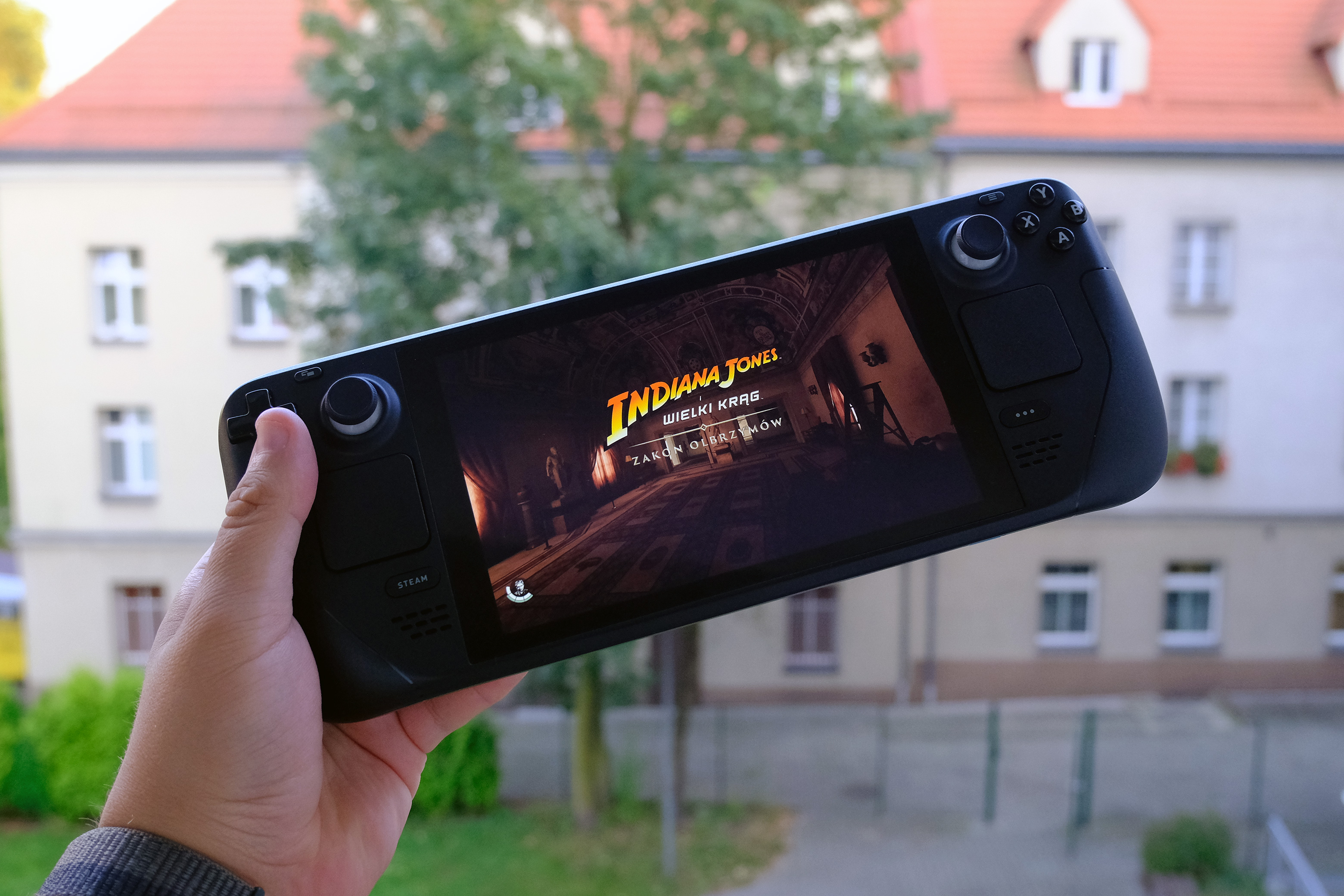 Indiana Jones i Wielki Krąg: Zakon Olbrzymów Dodatek Steam Deck Opinia Recenzja