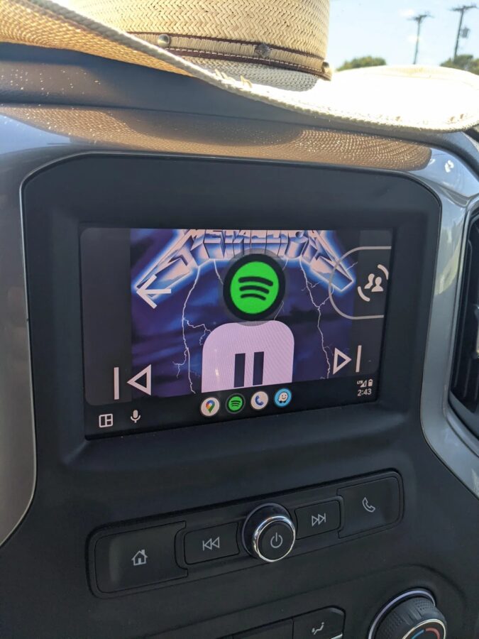 Android Auto błąd wielkie ikony
