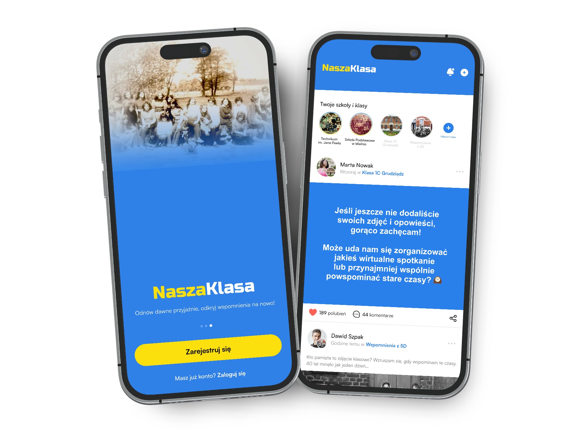 aplikacja nasza klasa