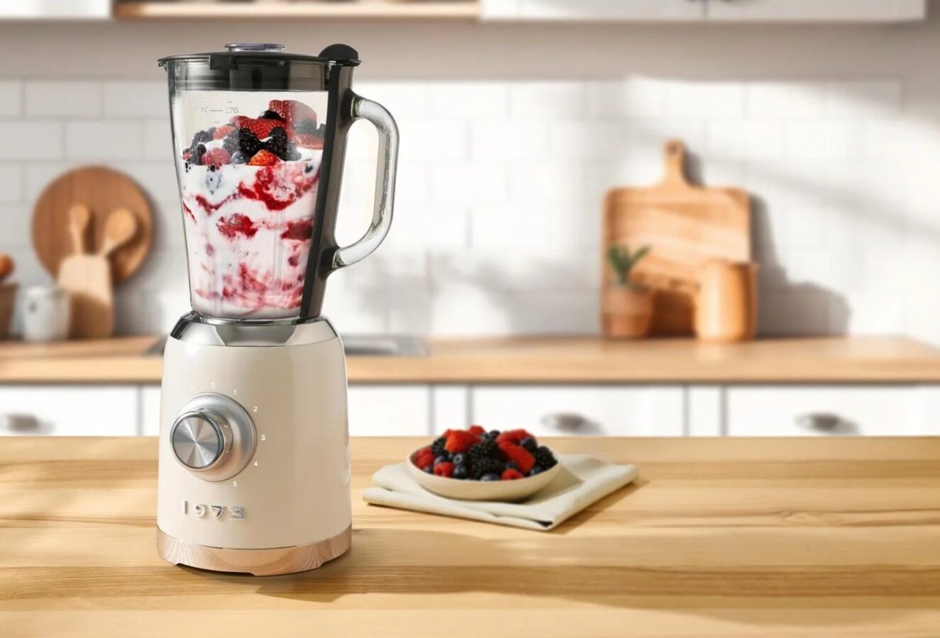 Blender kielichowy retro Silvercrest jak smeg