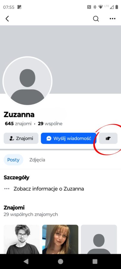 Zaczepki na Facebooku