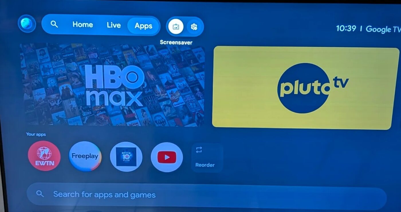 Redesign nowy design Google TV