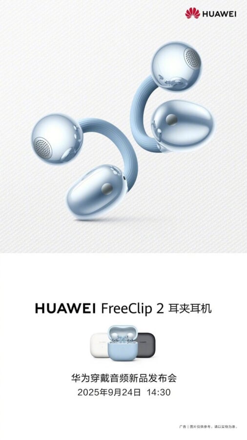 plakat Huawei FreeClip 2