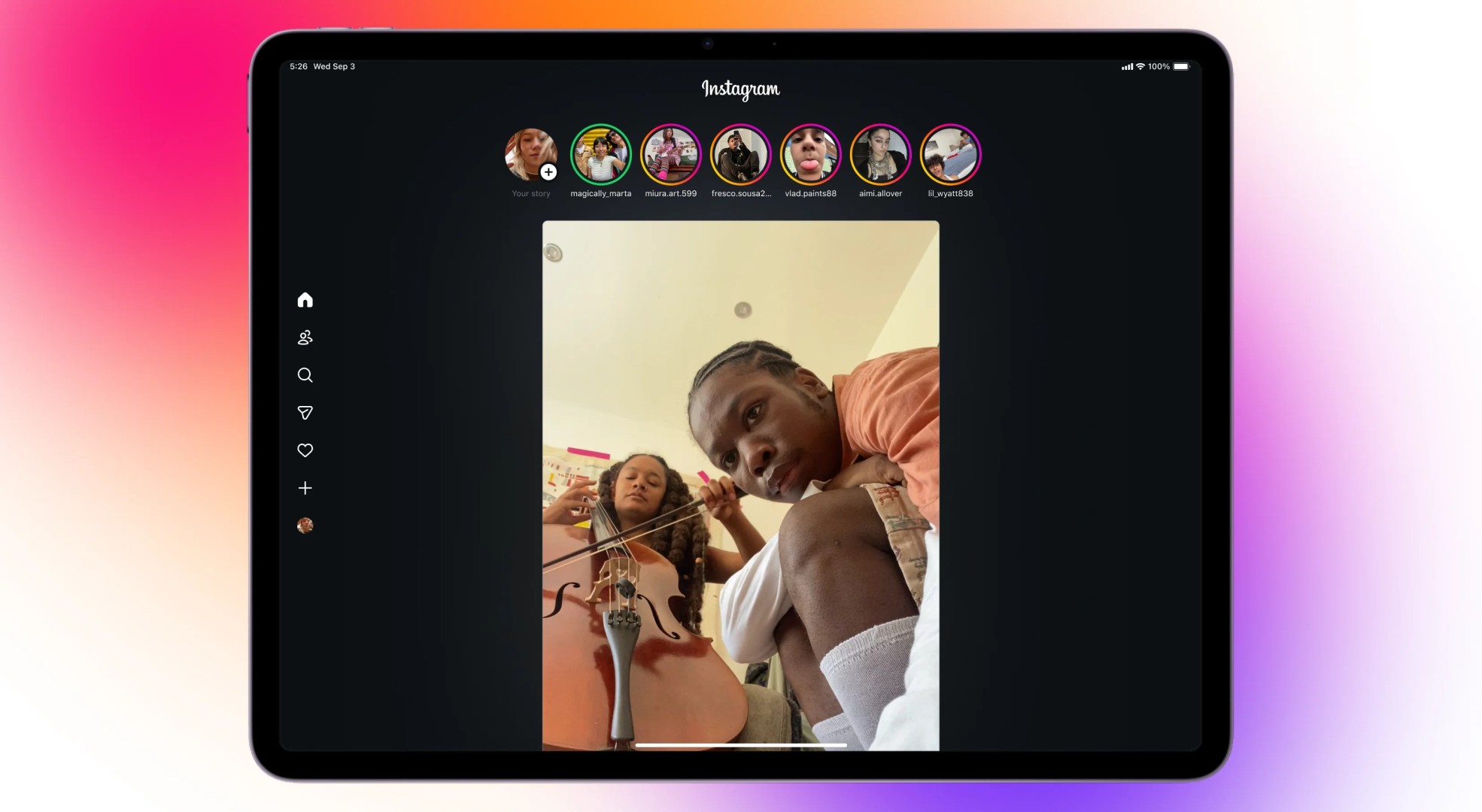 Aplikacja Instagram na iPady