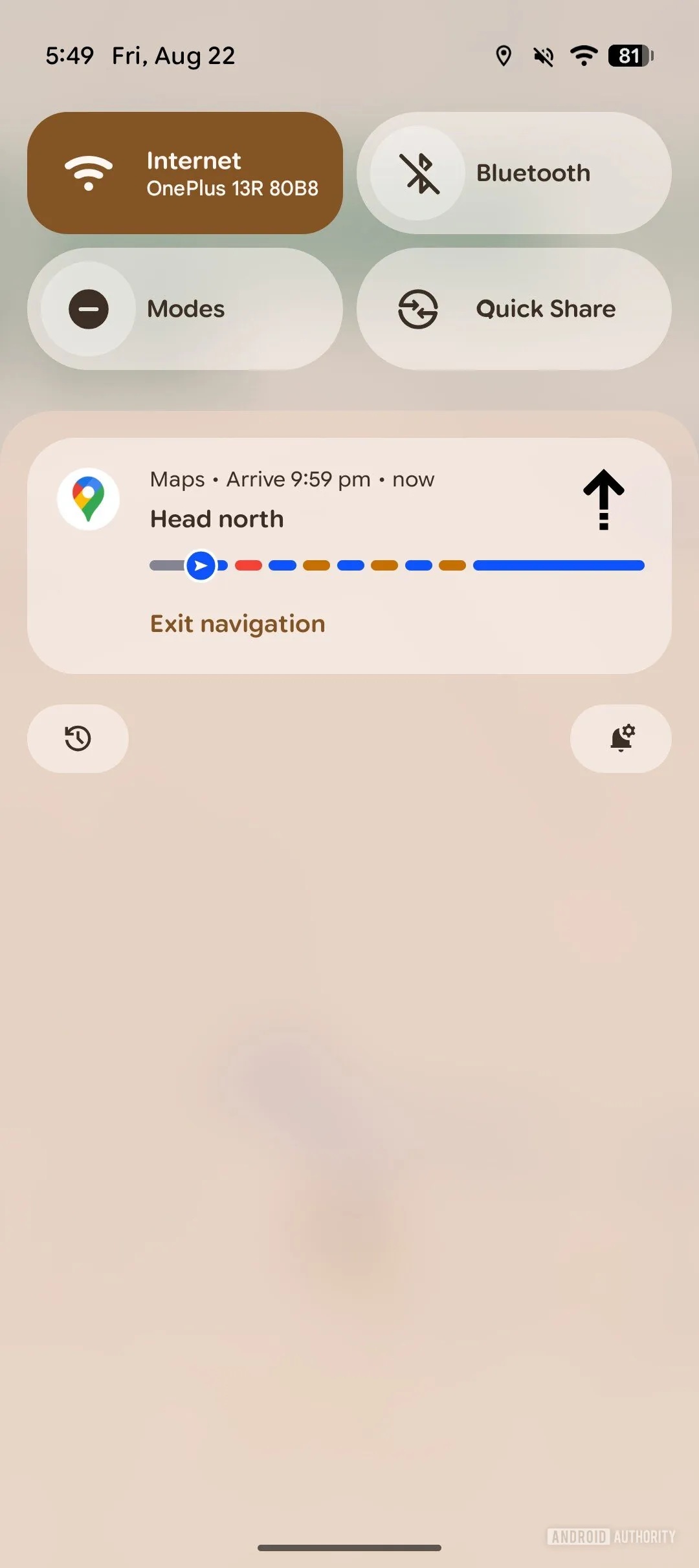 Aktualizacja nawigacji na żywo, Mapy Google, aplikacja Android, testy