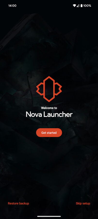 Nova Launcher screen
