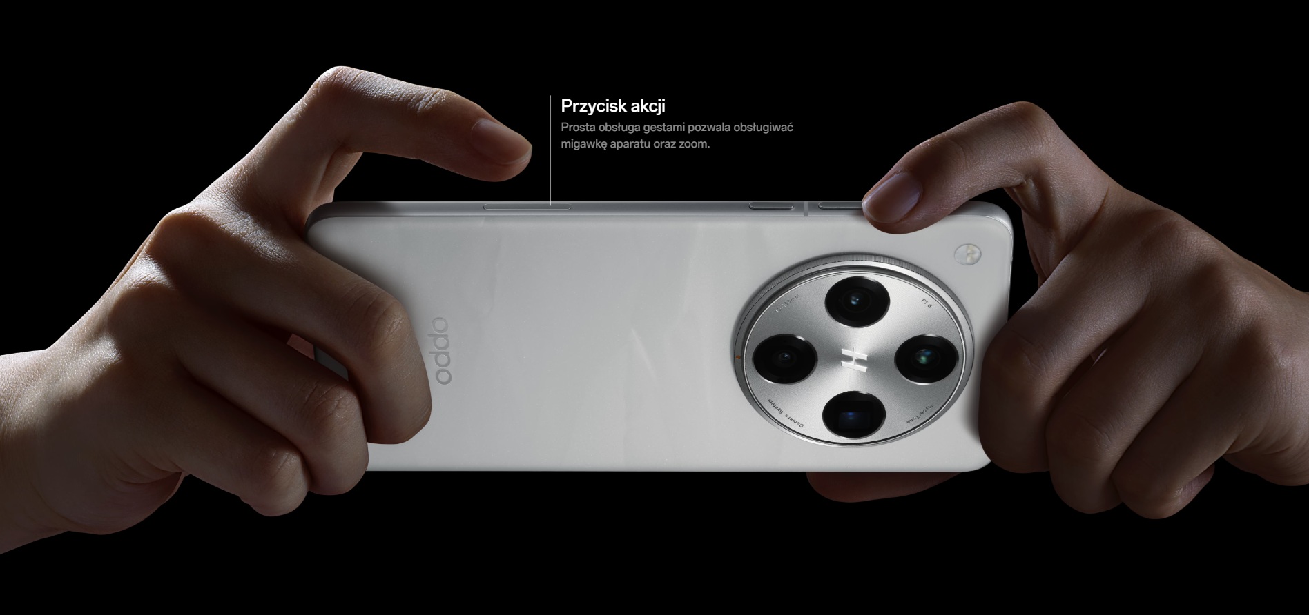Przycisk akcji w smartfonie Oppo Find X8 Pro
