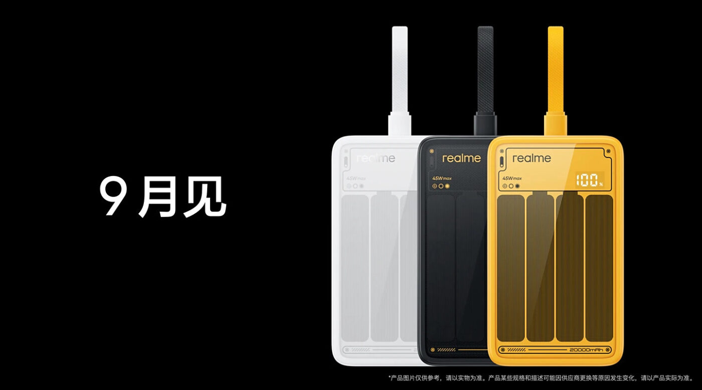 Realme powerbank 20000 mAh zajawka