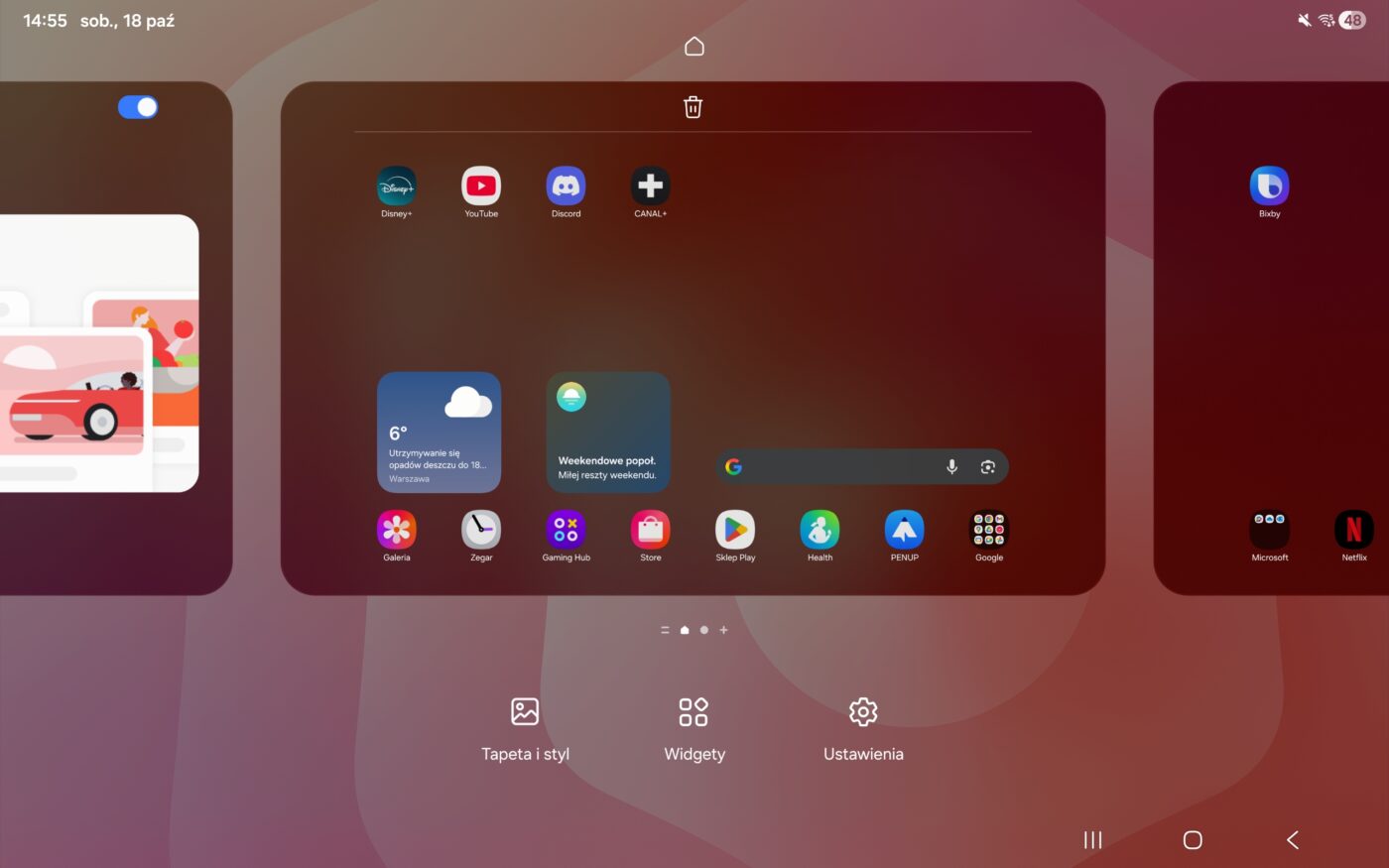 Samsung Galaxy Tab S11 Zrzuty ekranu